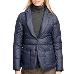 Brooks Brothers Navy Blue Women Nylon Puffer Jacke